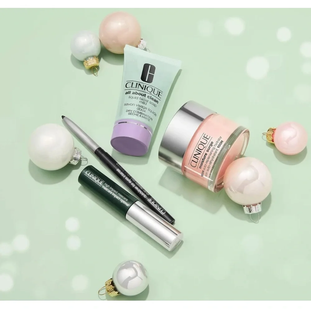 NWT Clinique MVP skincare & makeup set 4pc soap moisture surge mascara Retail$58 - Picture 5 of 5